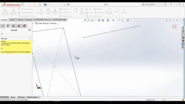 SOLIDWORKS 5 PART EXTUDED BOSS AND EXTRUDED CUT смотреть онлайн
