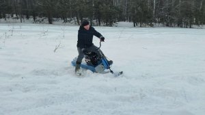 Мотобуксировщик Енисей 3 в 1 - Мотоснегокат - Миниснегоход