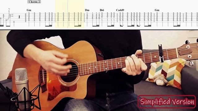 The Chain - Fleetwood Mac | Simplified Guitar cover with tabs #1 смотреть онлайн