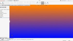 SOLIDWORKS |  BACKGROUND COLOUR CHANGE