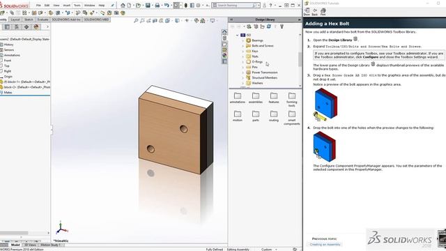 Tool Box - Basic Techniques - SOLIDWORKS 2018 смотреть онлайн
