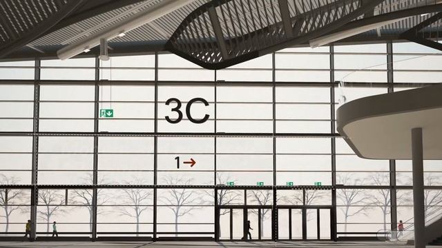 New hall 3C designed by Zaha Hadid at the exhibition centre Nuremberg - Ready 2018 смотреть онлайн