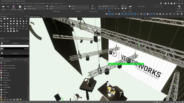 Vectorworks Spotlight 2024. How To Change Your Truss Angle Without Disconnecting #vectorworksmovies