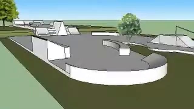 google sketchup skate plaza / park #2 смотреть онлайн