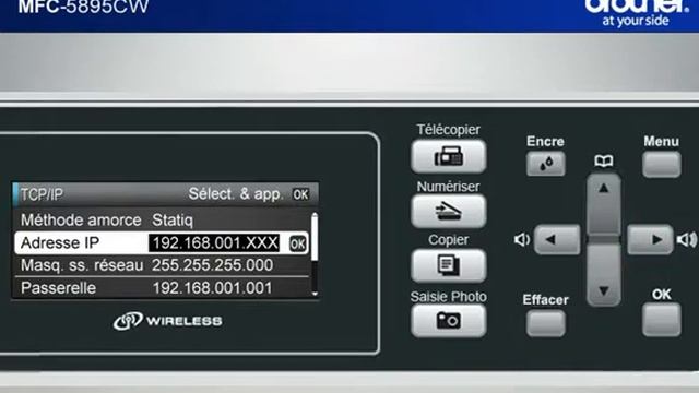 XP - Configurer mon centre multifonction Brother avec un routeur sécurisé? MFC-5895CW смотреть онлайн
