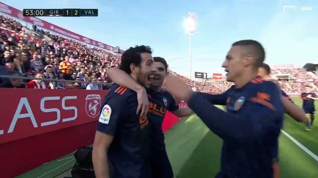 (Highlights) Girona 2-3 Valencia | Vòng 27 La Liga смотреть онлайн