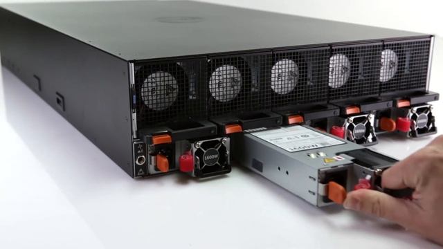 Dell Networking Z9500: Remove Install Power Supplies смотреть онлайн