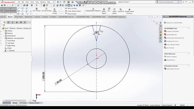 Solidworks Circular Pattern-Lets Explore-10 смотреть онлайн