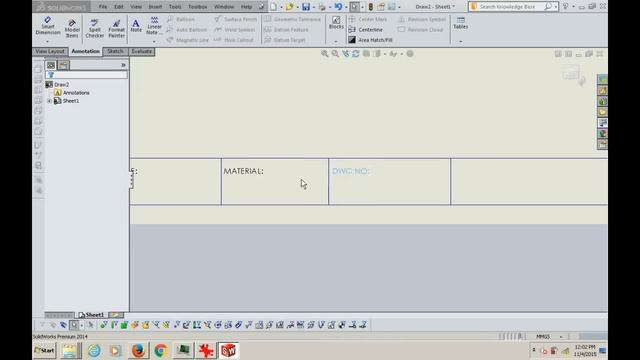 How to Create Title Block in Solidworks смотреть онлайн