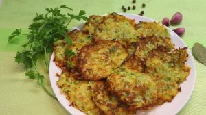 Нежные оладьи из кабачков и картофеля. Самое летнее блюдо. Драники из картошки и кабачков.