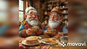 Масленица (весёлый видеоролик созданый с помощью нейросети).