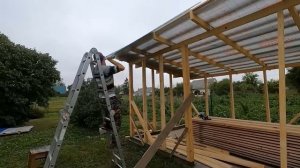 Хозблок 8х3 своими руками