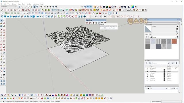 스케치업 활용팁 CADMAPPER 캐드맵퍼 너무쉬운 콘타만들기 sketchup contour смотреть онлайн