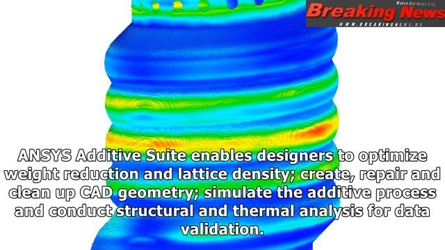ANSYS Additive Manufacturing Solutions Transform Aerospace and Defense, Biotech and Automotive In.. смотреть онлайн