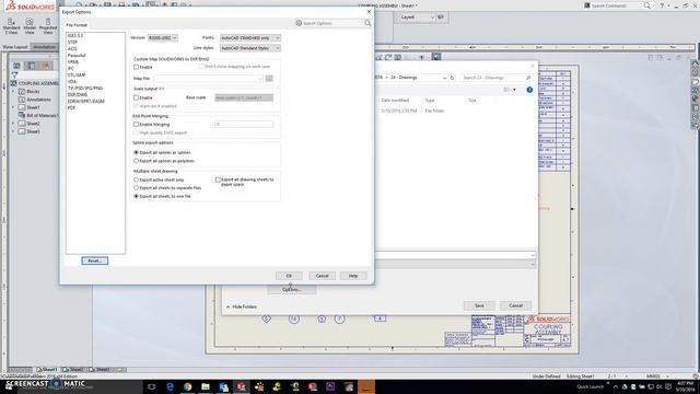 DWG Layers in SW 2016 DASI YouTube смотреть онлайн