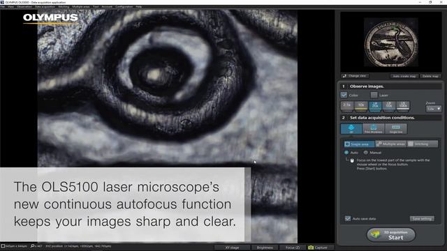 Olympus LEXT OLS5100 3D Measuring Laser Microscope | Continuous Autofocus смотреть онлайн