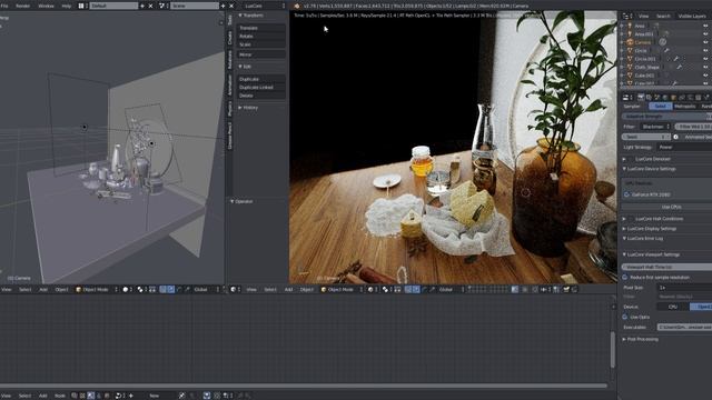 Optix in LuxCore Viewport смотреть онлайн