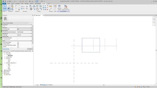 Revit Linear and Radial array families смотреть онлайн