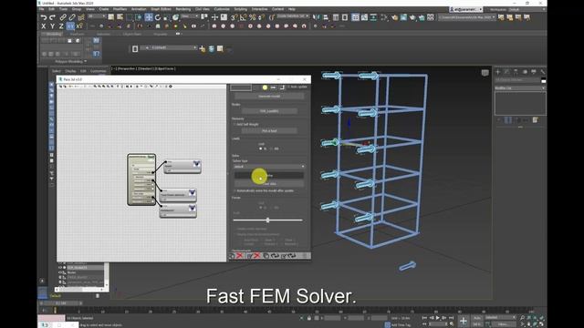 Finite element method for 3ds MAX (Frame) смотреть онлайн