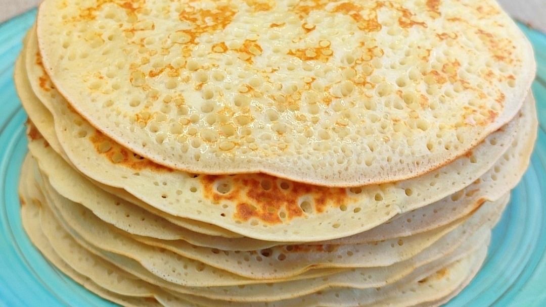 Блины на кефире. смотреть онлайн