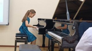 Бах. Маленькая прелюдия до мажор. 2 класс (декабрь, 2023)