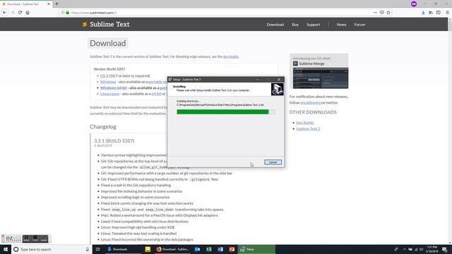 BASIC INSTALLATION Sublime Text FREE смотреть онлайн