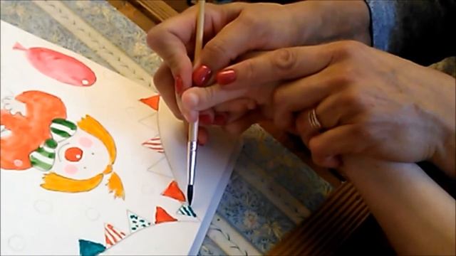 Клоун Анатолий. Акварель. Июнь 2020 смотреть онлайн