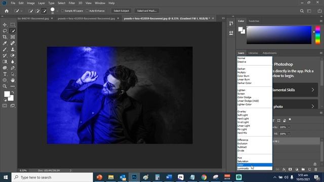 Adding NEON Light Effects to Images - Photoshop смотреть онлайн