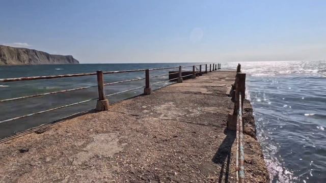 Пляж Бугаз, Крым смотреть онлайн