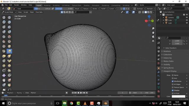 BLENDER 1695 Sculpts 32 Voxel Remesh смотреть онлайн