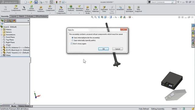singularityoftheday - SOLIDWORKS 3D CAD - How do I force new parts to save outside of an assembly? смотреть онлайн