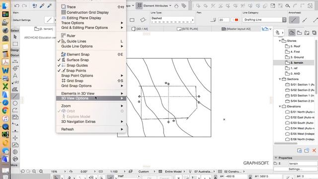 ArchiCAD 21 House Project - part 09 Sun study смотреть онлайн
