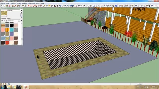 SKETCHUP-SKT026 - CLUB CAMPESTRE - Parte XII - Piscina.mp4 смотреть онлайн