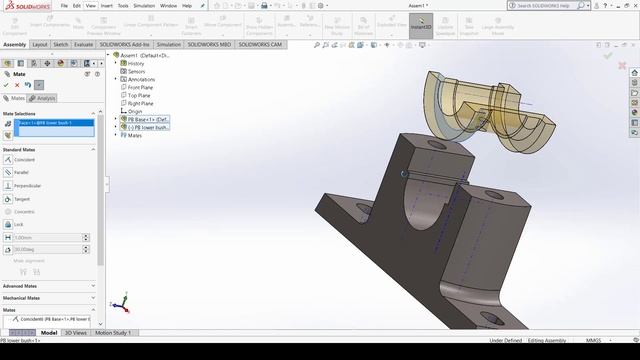 SOLID WORKS TUTORIALS -19 -Assembly Module Basic смотреть онлайн