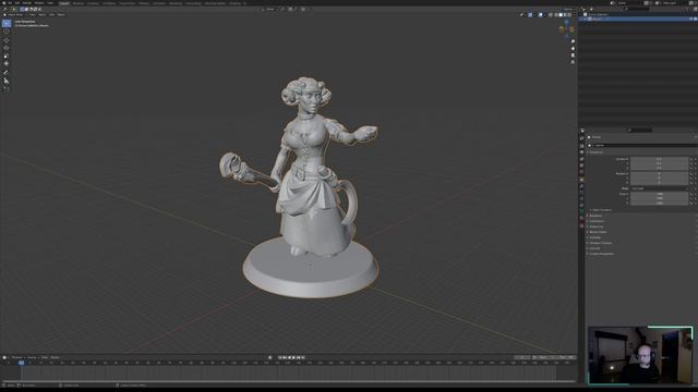 Painting Critical Role's Dorian Storm figure with Blender смотреть онлайн