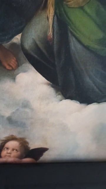 Репродукция. Рафаэль Санти - Сикстинская мадонна. Натуральный холст смотреть онлайн