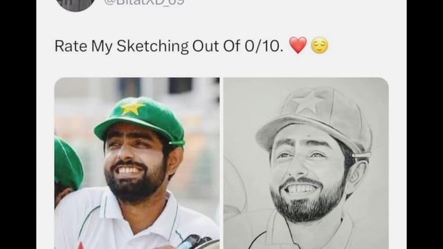 King Babar Azam ka sketch banya ha kesa laga friends смотреть онлайн