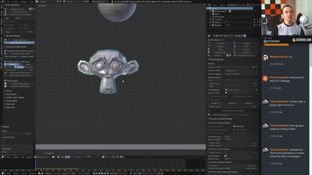 Blender's New Fracture Modifier Experimental Build смотреть онлайн