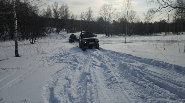 Зимний выезд по маршруту Новосибирск-Улантова Гора.
