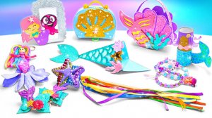 ПРОСТО НЕВЕРОЯТНО! 🧜♀️ Мастерим 9 блестящих поделок в русалочьем стиле ✨