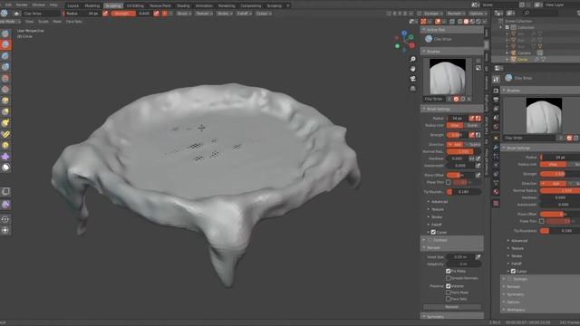 3D Illustration in Blender - Timelapse смотреть онлайн