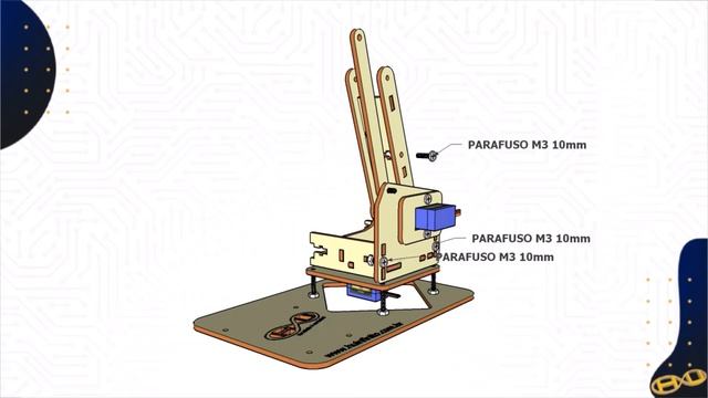 Assembling of robotics arm #robotics #acrylicarm #ai #electronic смотреть онлайн