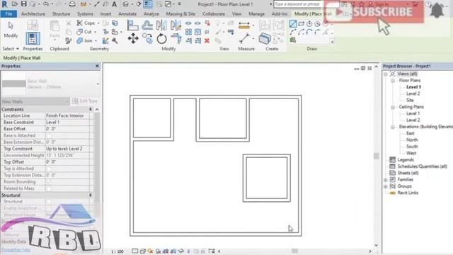 Wall partitions in Revit смотреть онлайн