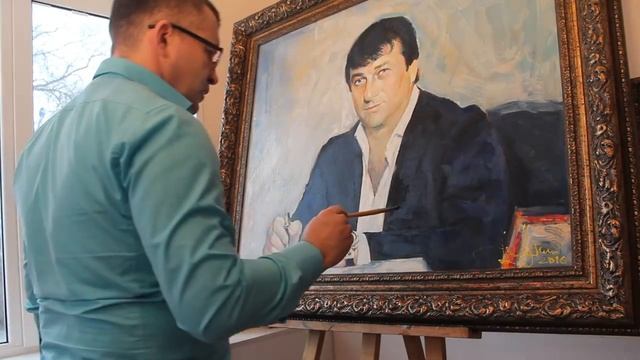 Художник Дмитрий Лукин. Портрет на заказ. Картина на заказ смотреть онлайн