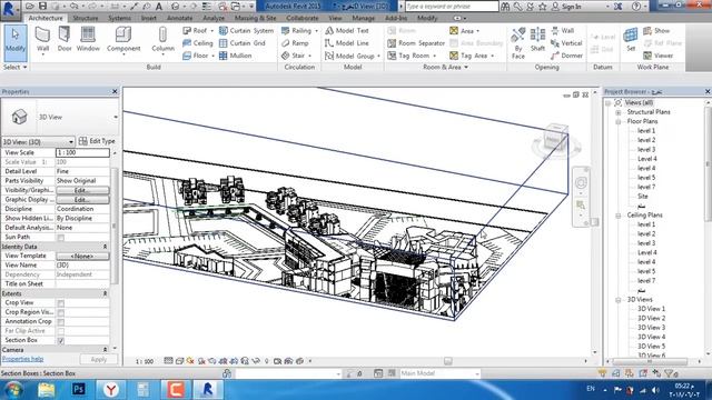 how to make 3d section by revit architecture смотреть онлайн