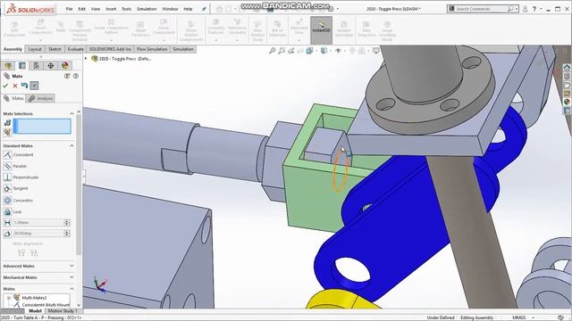 Solidworks Exercise - Toggle Press Animation - Video 3 of 9 - Create Sub Assy смотреть онлайн