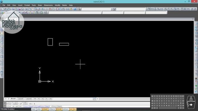 TUTORIAL NANOCAD PERINTAH RECTANGLE смотреть онлайн