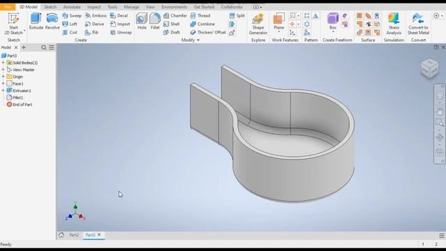 Autodesk Inventor 3d Modelling || Inventor cad Tutorials || Autodesk || Cad Practice || 3d drawings смотреть онлайн