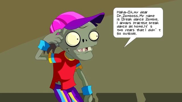 Plants vs. Zombies Animation : Break dance zombie смотреть онлайн