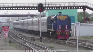 Монголия: пассажирский поезд РЖД готов к отправке из Улан-Батора | Монгольская железная дорога